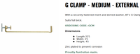 Profile clamp ST Ext.