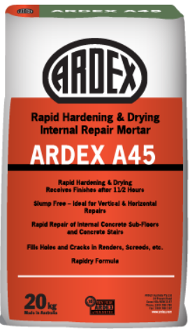 Ardex A45 Mortar repair
