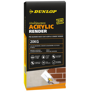 Dunlop Multipurpose Acrylic Render 20 Kgs