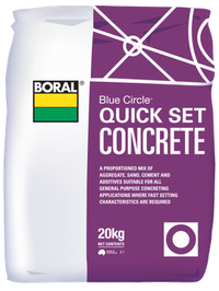 Concrete Mix Quick Set 20 kg Boral